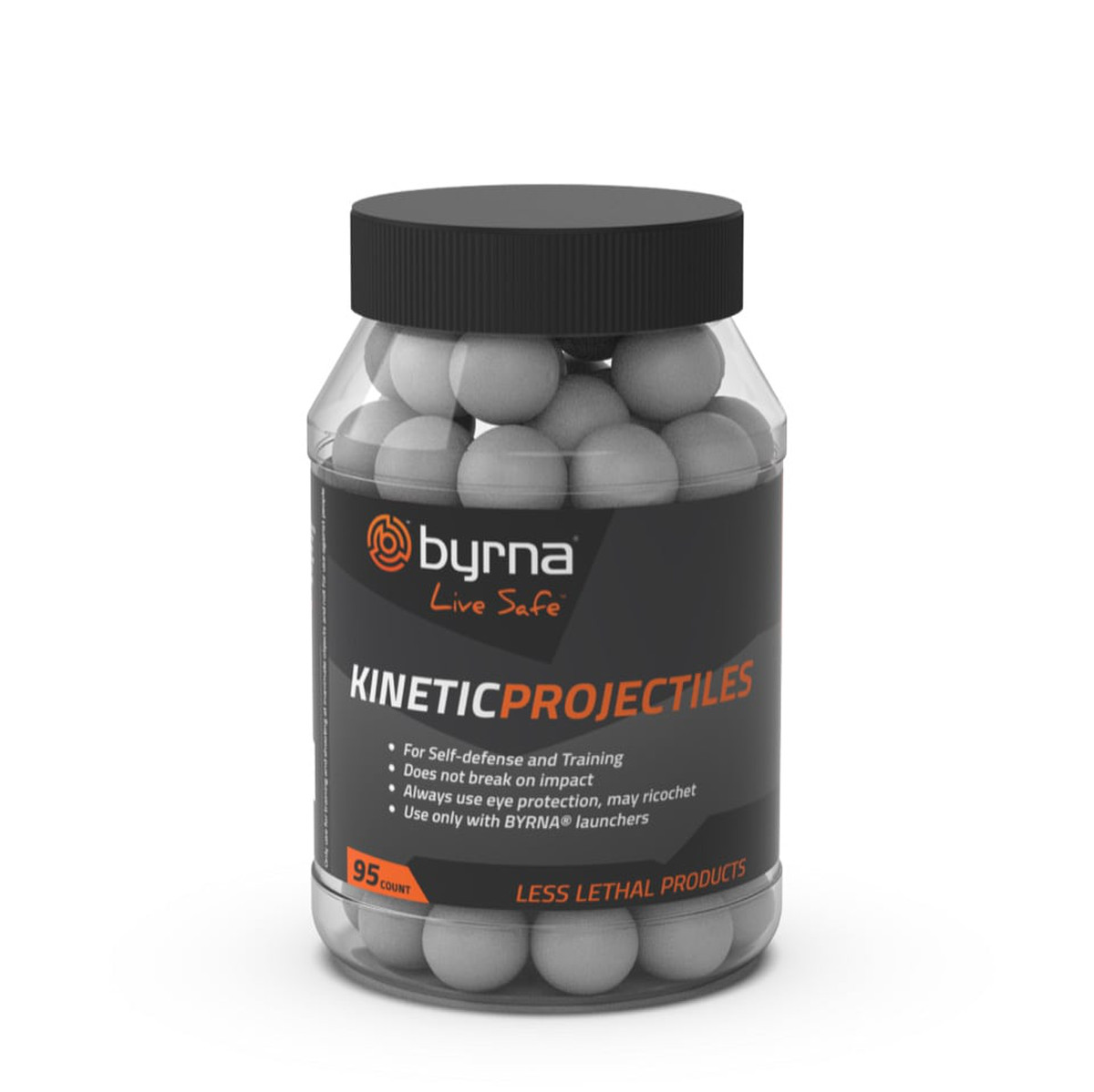 Byrna Kinetics Projectiles .68 (95ct)